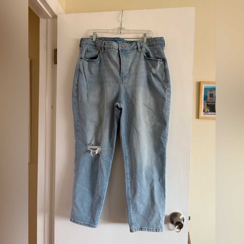 Old Navy Light Blue High-Rise Jeans